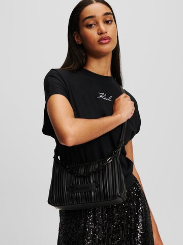 Karl Lagerfeld Crossbody Bag in Black: front