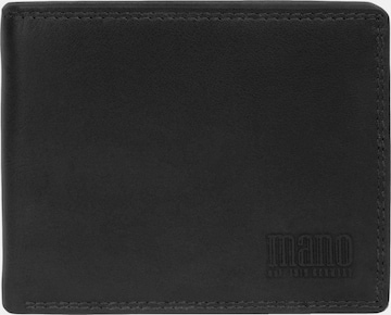 Porte-monnaies 'SUTURA' mano en noir : devant