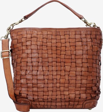 Campomaggi Shoulder Bag in Brown: front