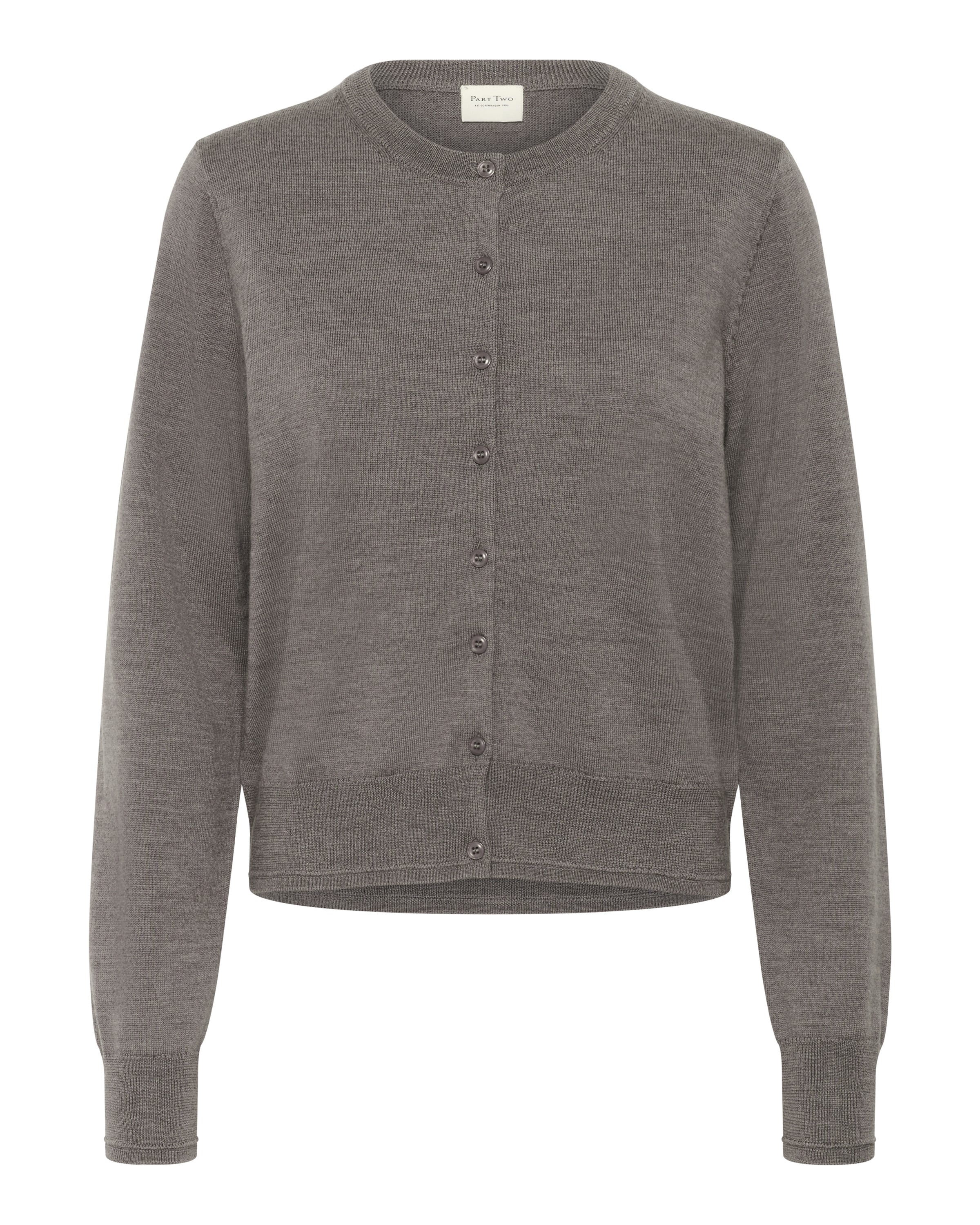 Cardigan 'Noelani' Part Two en marron : devant