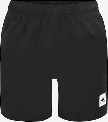 ADIDAS SPORTSWEAR Swimming Trunks 'Short  Solid' in Black: front
