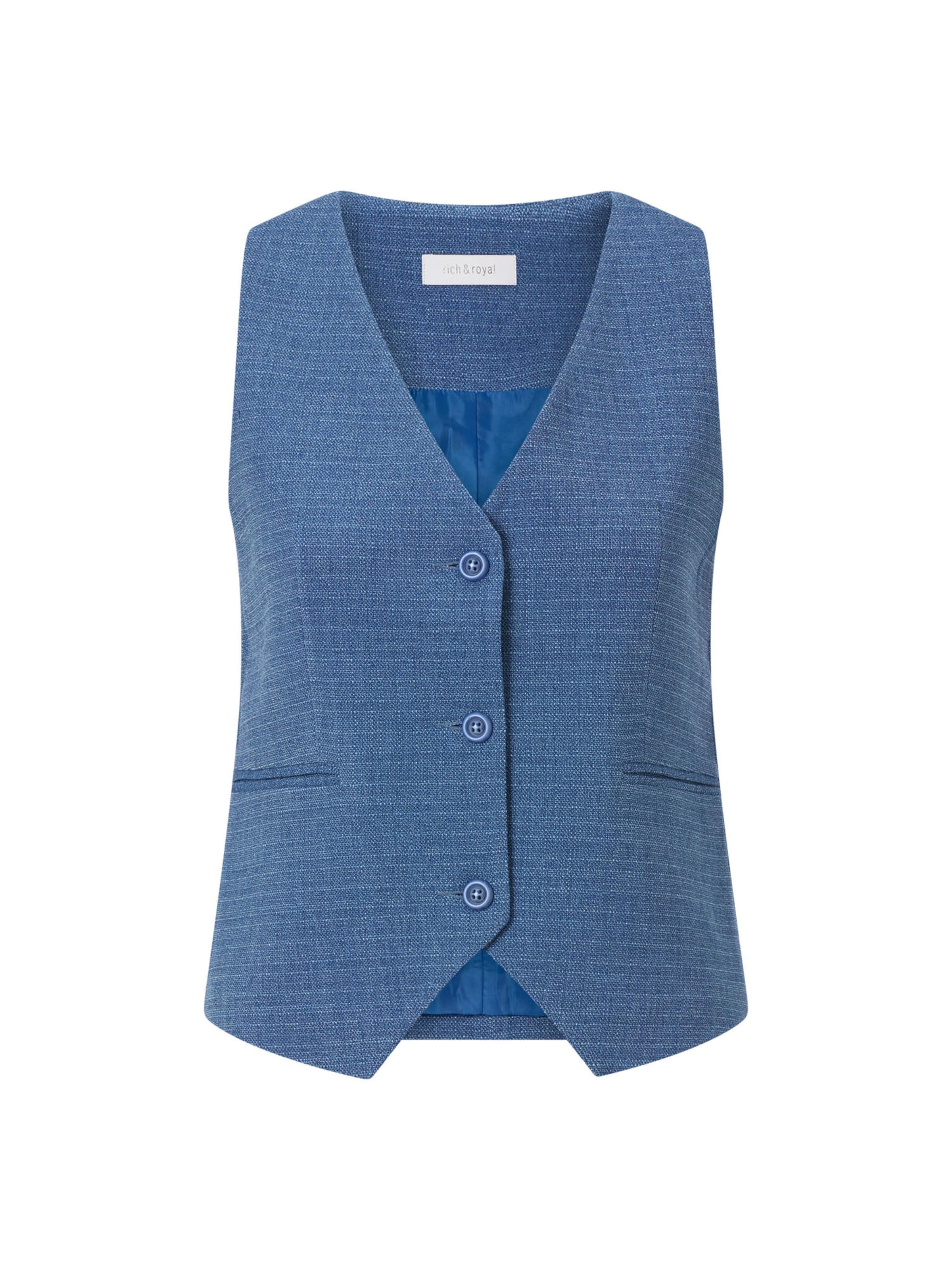 Rich & Royal Γιλέκο κουστουμιού σε μπλε: μπροστά