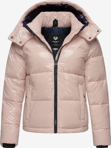 Veste d’hiver 'Roobie' Ragwear en rose : devant