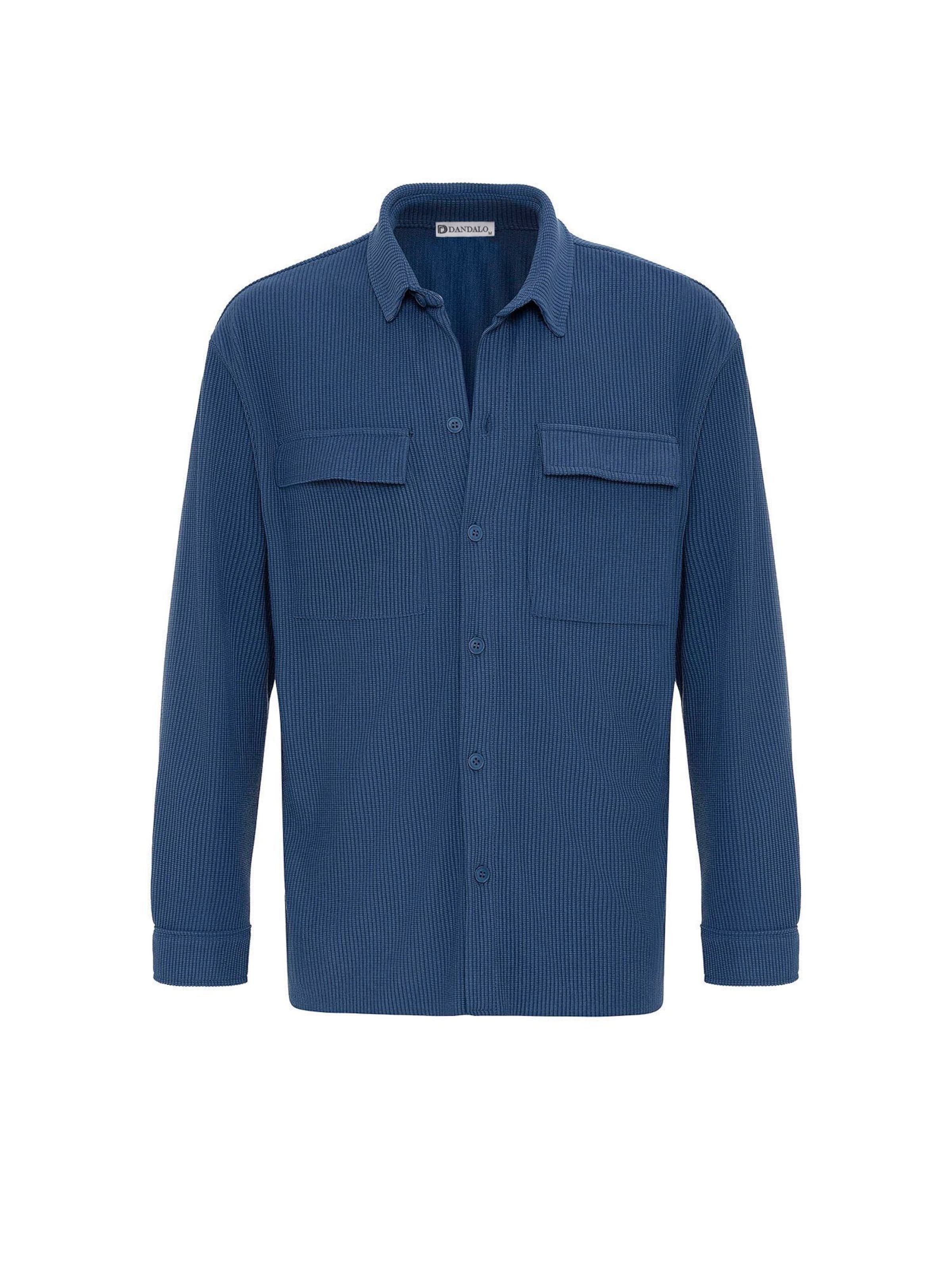 Chemise Dandalo en bleu : devant