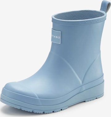 Elbsand Gummistiefelette in Blau: Vorderseite