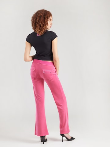 Flared Pantaloni 'LAYLA' di Juicy Couture in rosa