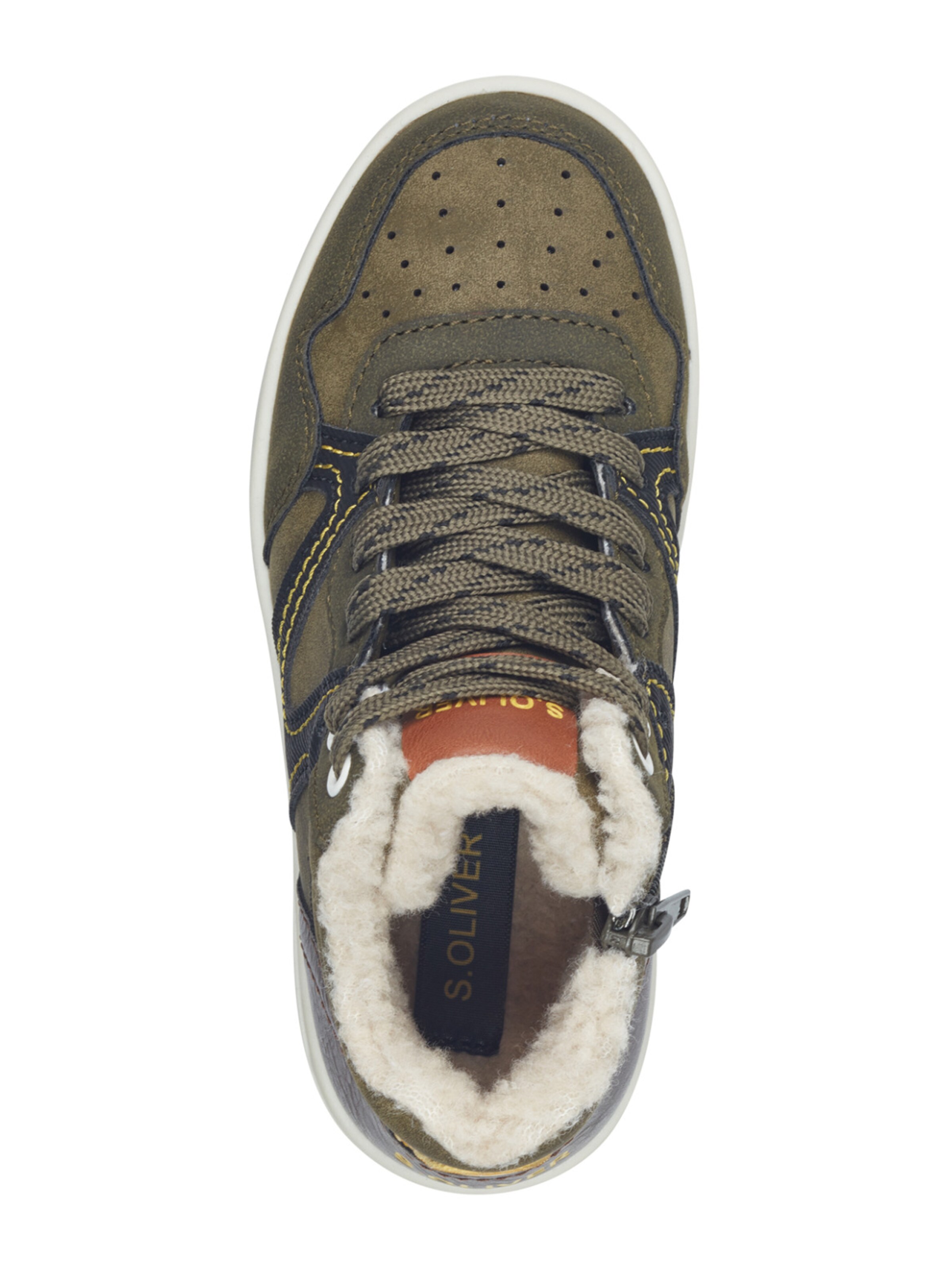 Baskets s.Oliver en vert