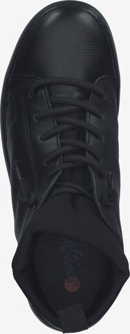 Softinos High-Top Sneakers in Black