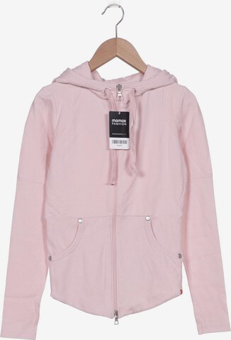 ESPRIT Sweatshirt & Zip-Up Hoodie in XS in Pink: front