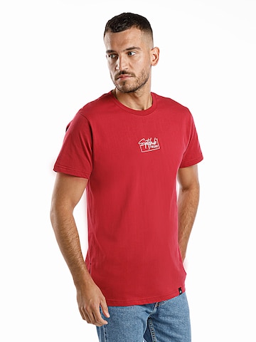 SPITZBUB Shirt 'Heiko' in Rood: voorkant