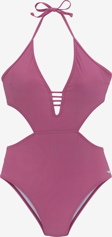 BUFFALO Triangle Swimsuit in Pink: front