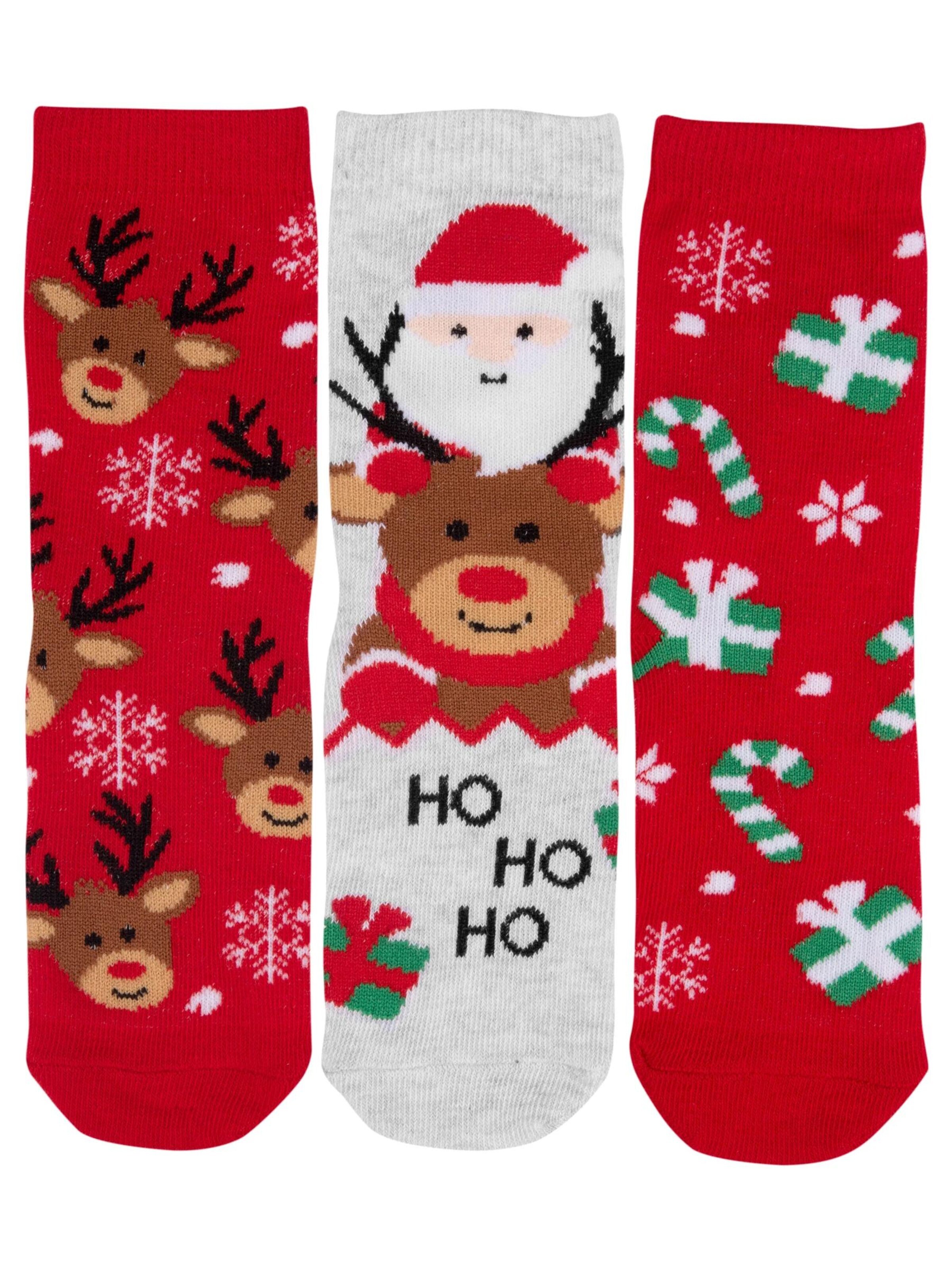 United Labels Socks 'Rentier Santa Weihnachtssocken' in Mixed colours