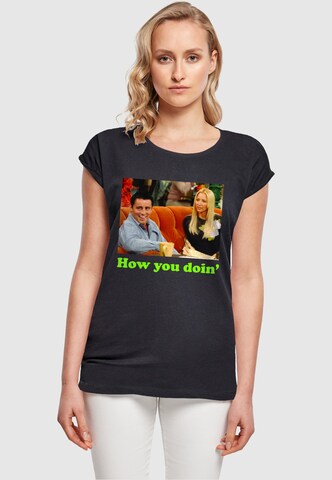 ABSOLUTE CULT Shirt 'Friends - How you Doin' in Blue: front