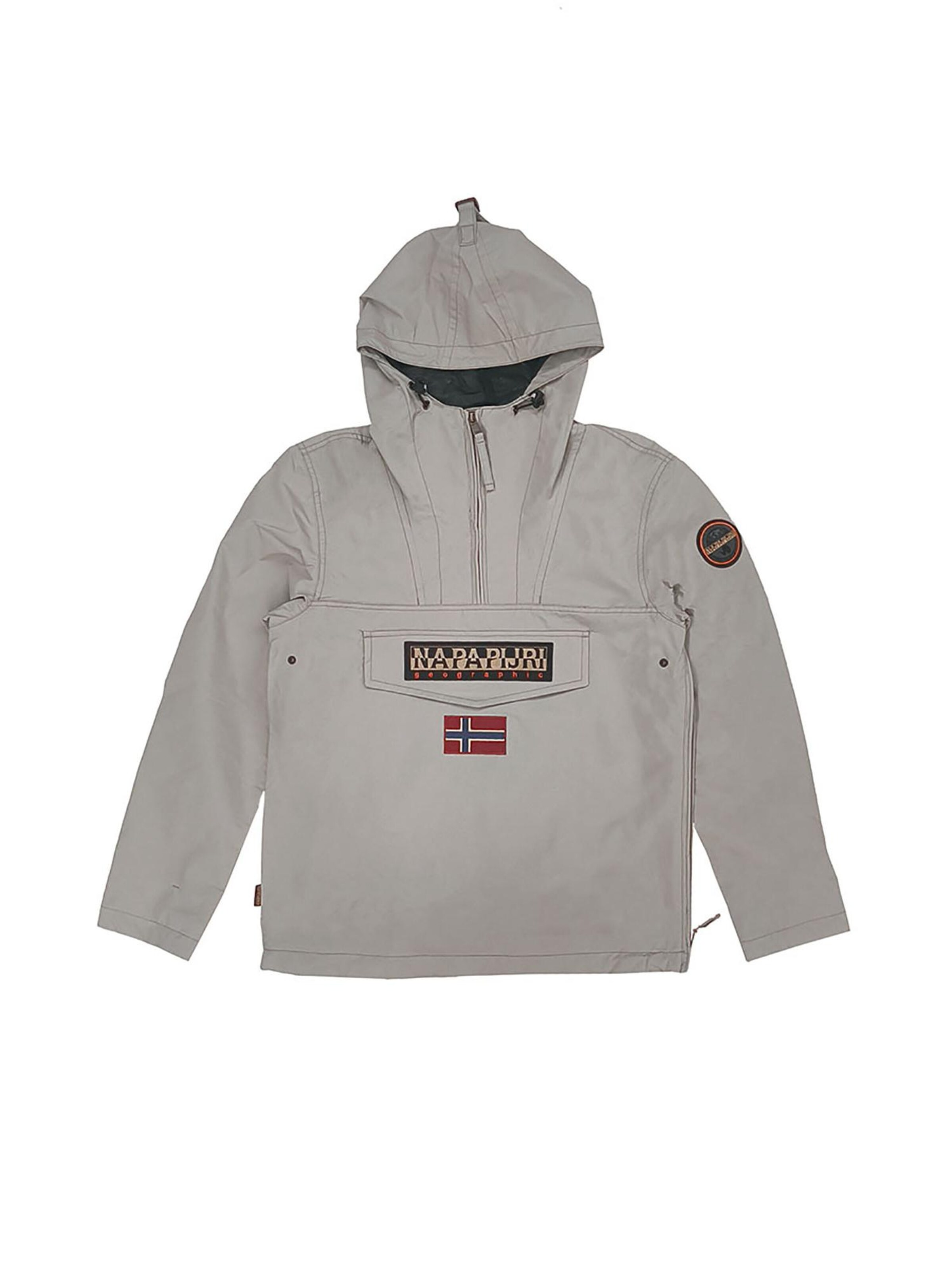 NAPAPIJRI Between-Season Jacket 'Rainforest Summer' in Grey: front