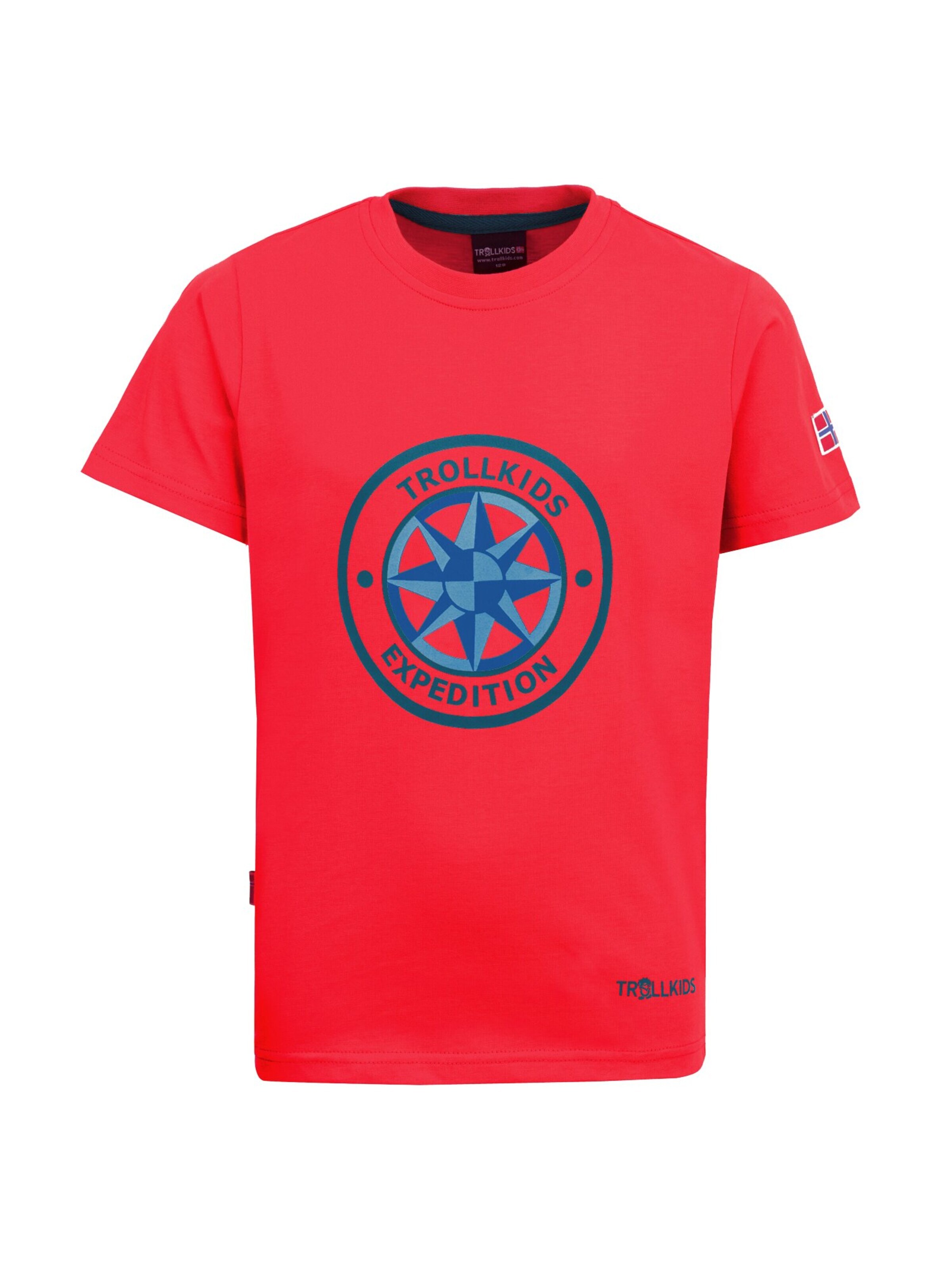TROLLKIDS Performance Shirt in Red: front