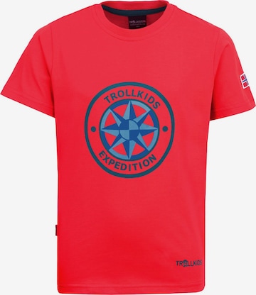 TROLLKIDS Performance Shirt in Red: front