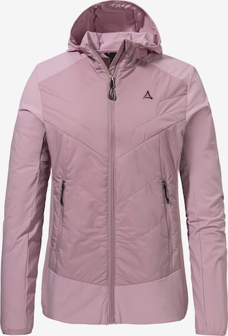Schöffel Outdoorjas 'Hybrid Jk Style Blaueis WMS' in Roze: voorkant