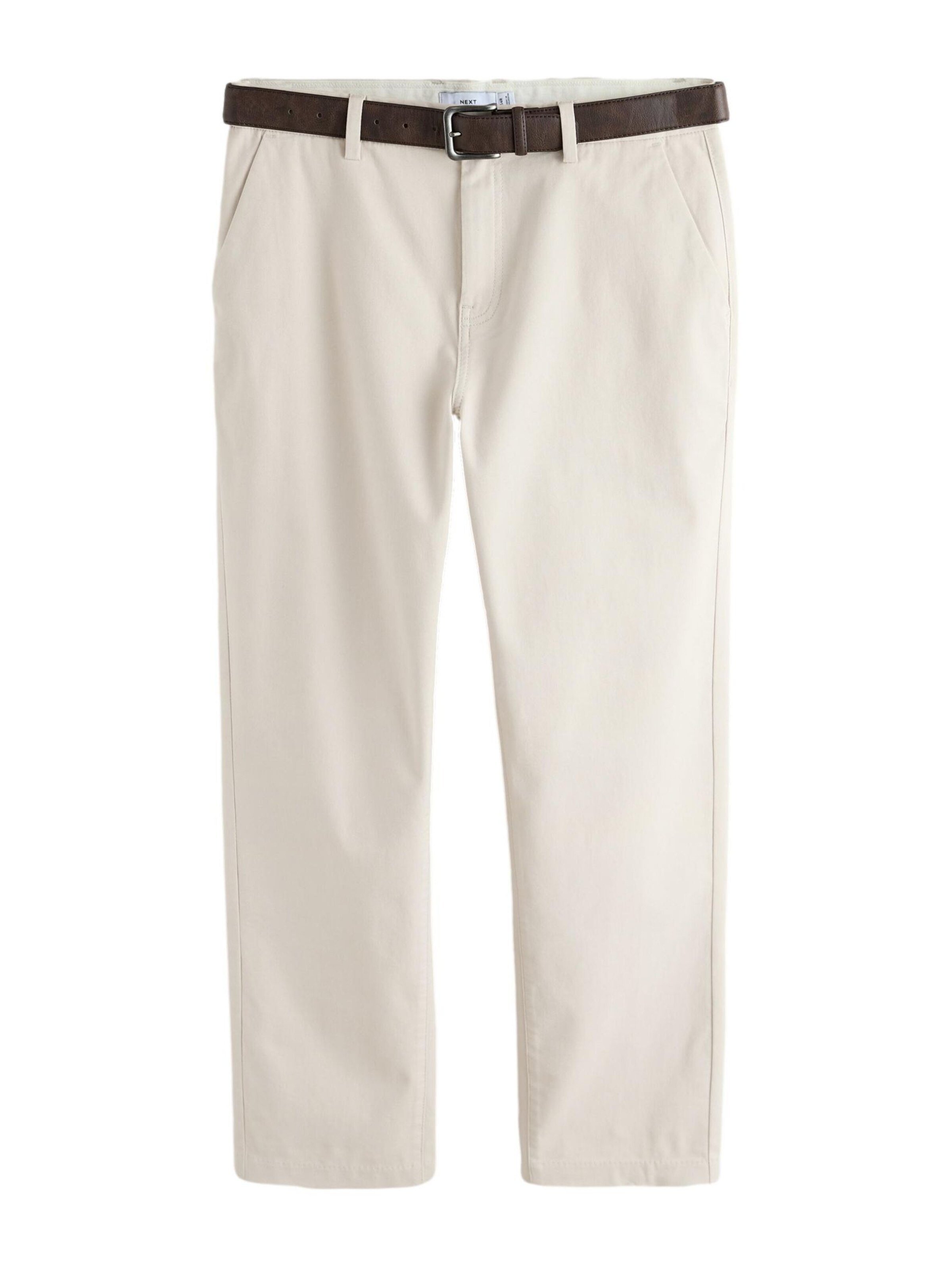 Regular Pantalon chino Next en blanc : devant