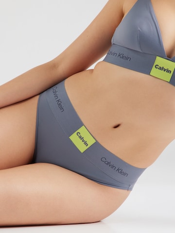 Calvin Klein Regular Bikinibroek in Blauw: voorkant