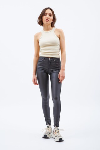 Dr. Denim Skinny Jeans 'Lexy' in Schwarz