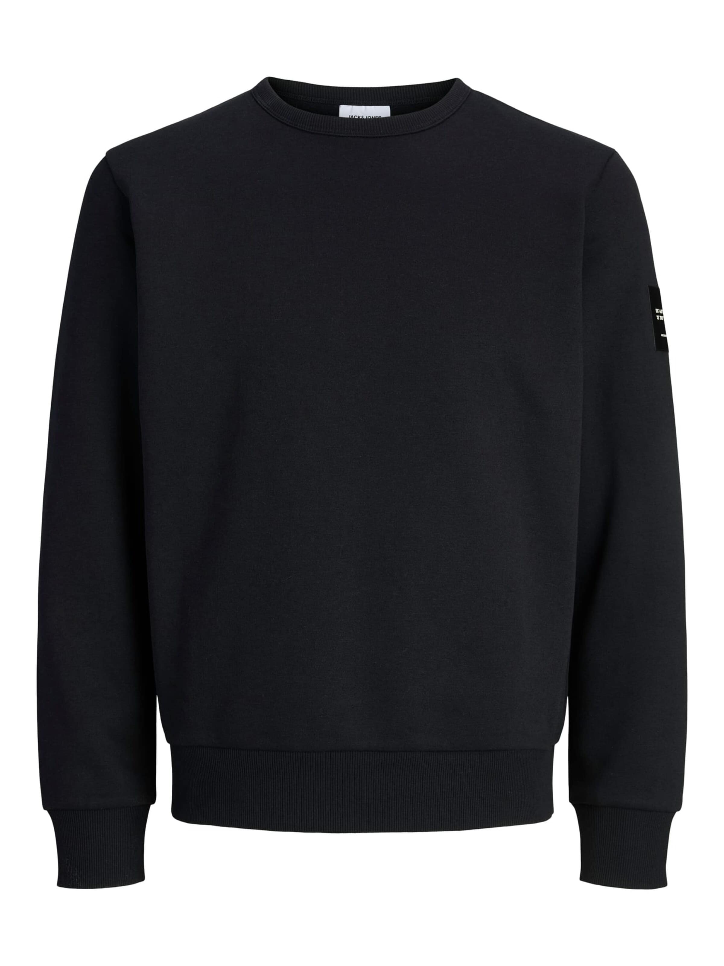 JACK & JONES Sweatshirt 'Cleveland' in Black: front