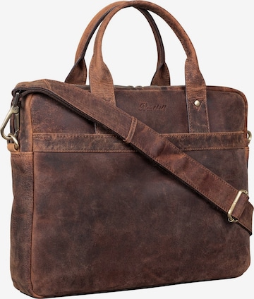 Benthill Laptoptasche in Braun: Vorderseite