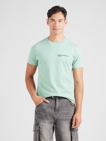 KARL LAGERFELD JEANS T-Shirt in Grün: Vorderseite