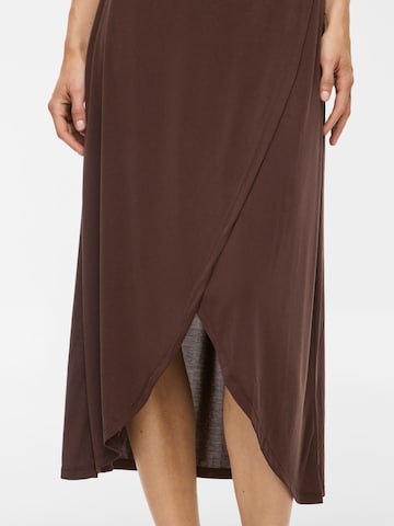 VILA Skirt in Brown