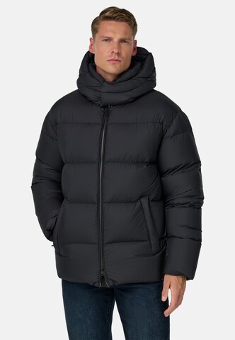 Veste d’hiver 'B Sustainable' Boggi Milano en noir : devant