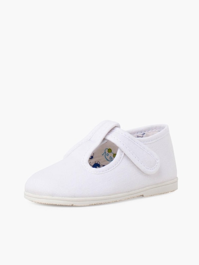 Pisamonas Zapatos primeros pasos en blanco, Vista del producto