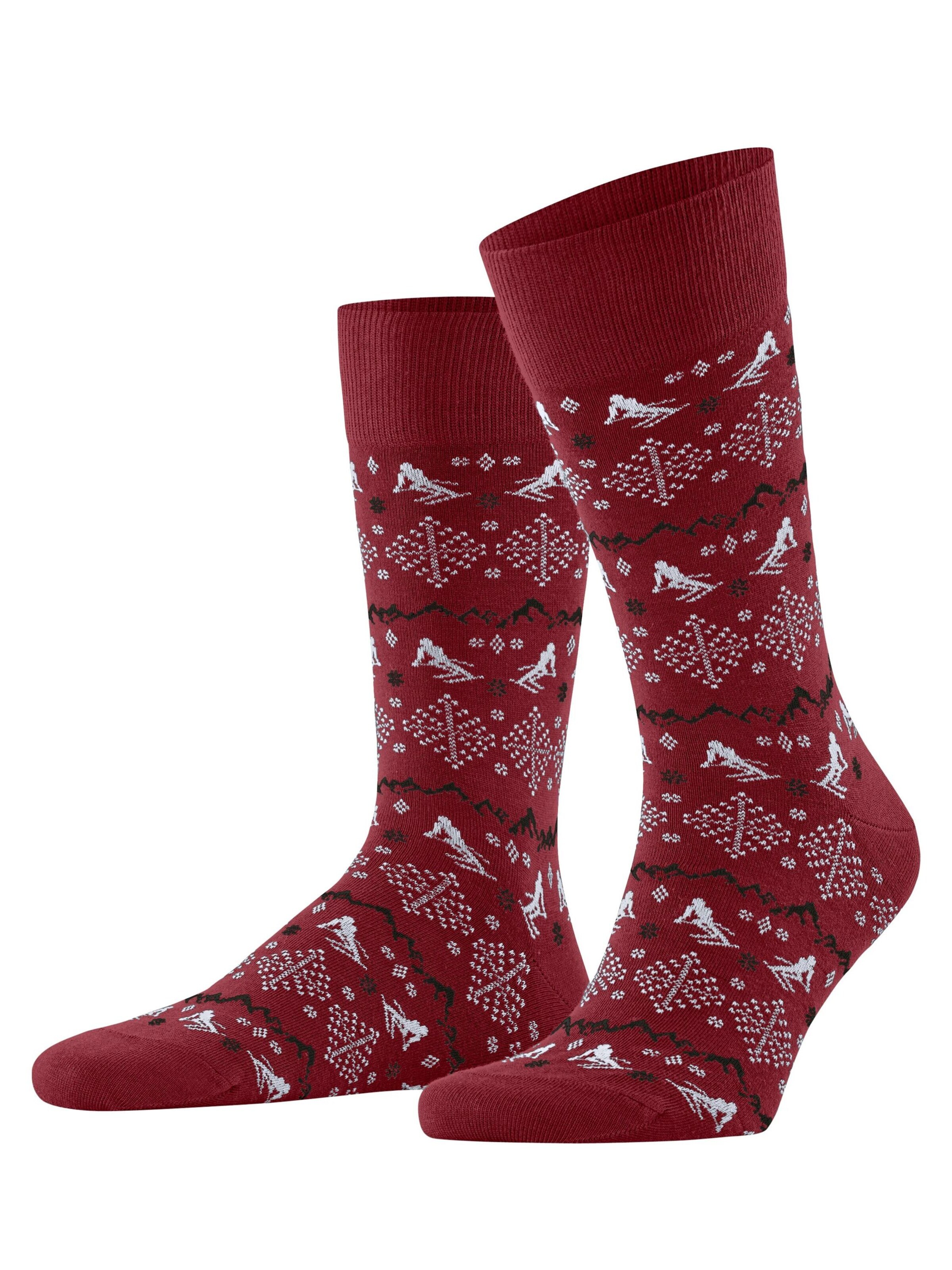 FALKE Socken 'Ski Slope SO'‌ in Rot: Vorderseite