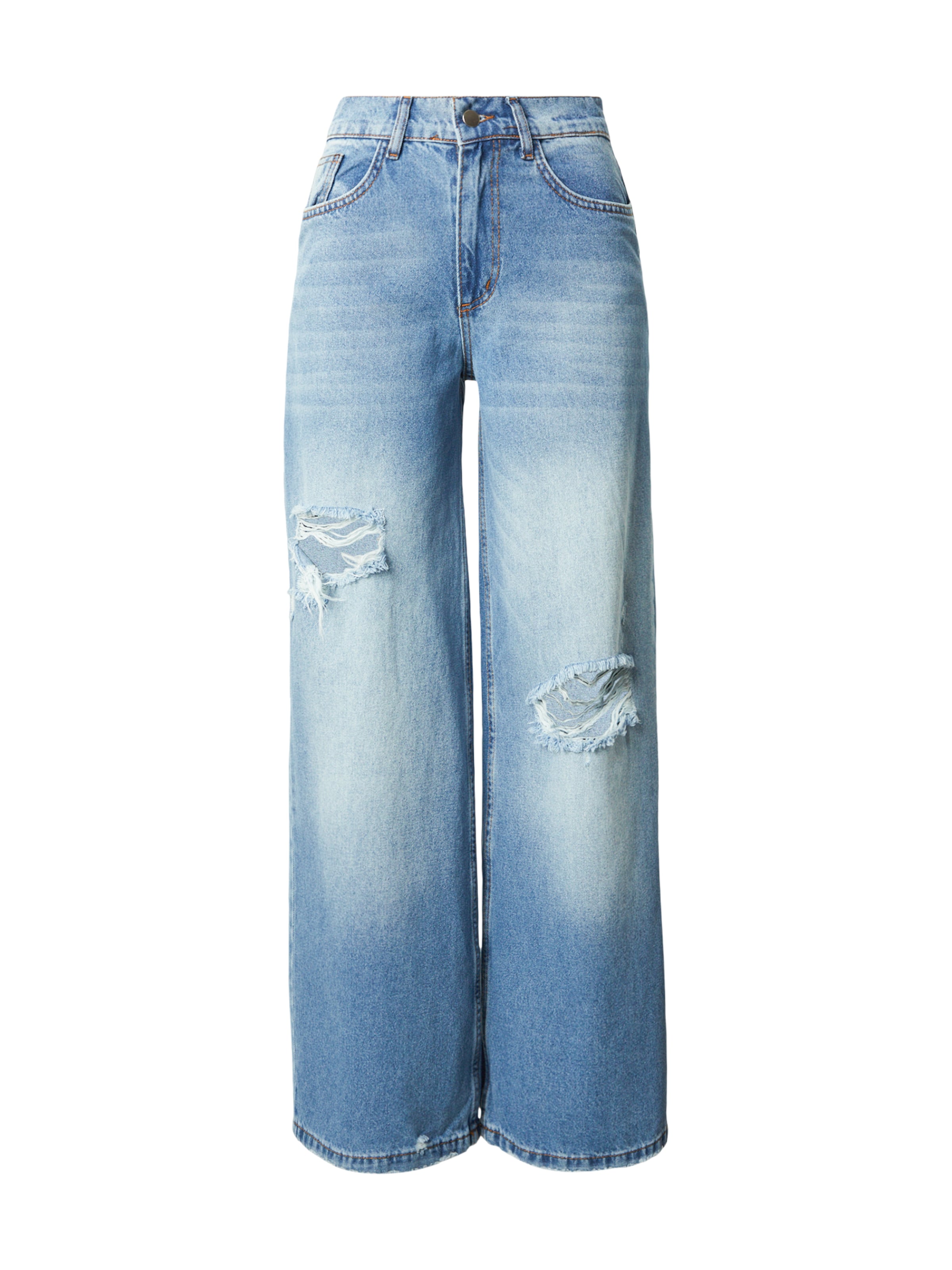 ABOUT YOU Wide leg Τζιν 'Sandra' σε μπλε: μπροστά