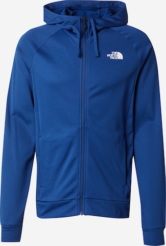 Veste en polaire fonctionnelle 'REAXION 2.0' THE NORTH FACE en bleu : devant