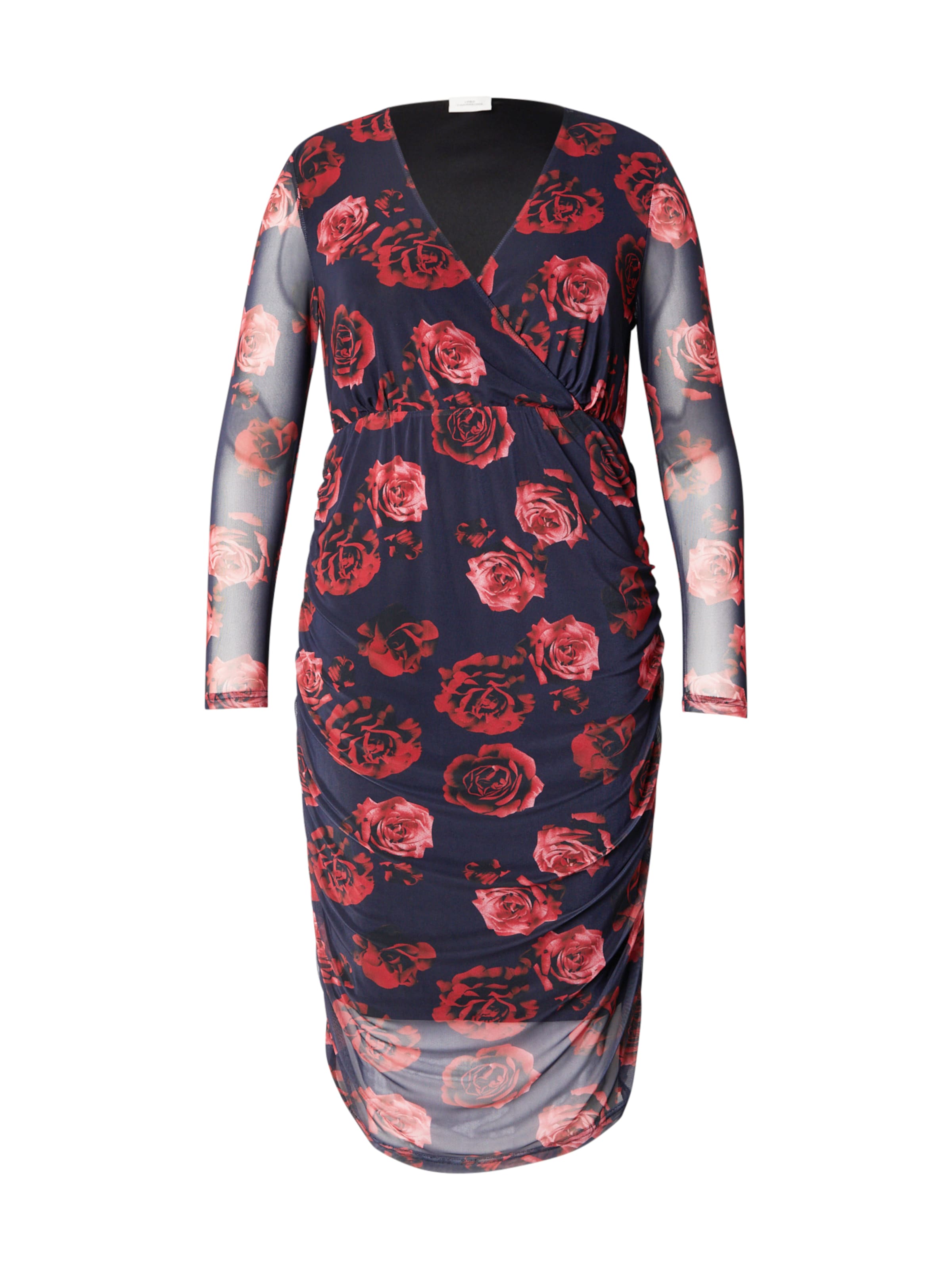 ONLY Carmakoma Obleka 'CARROSETTA' | črna barva: sprednja stran