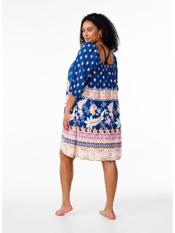 Swim by Zizzi Beach dress 'Scami' in Blue