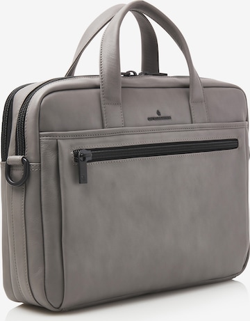 Castelijn & Beerens Document Bag 'Nappa X Charlie' in Grey