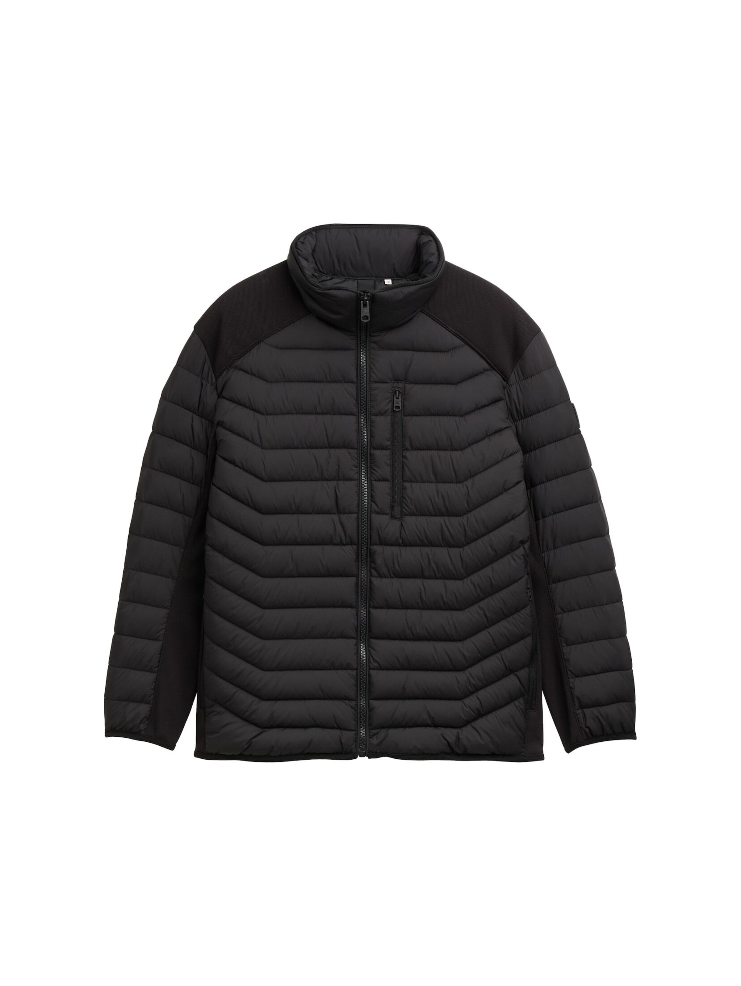 TOM TAILOR Men + Winter jacket in Black: front