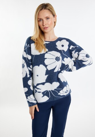 Pull-over 'Lurea' Usha en bleu : devant