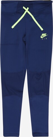 Nike Sportswear Slim fit Pants 'Air' in Blue: front