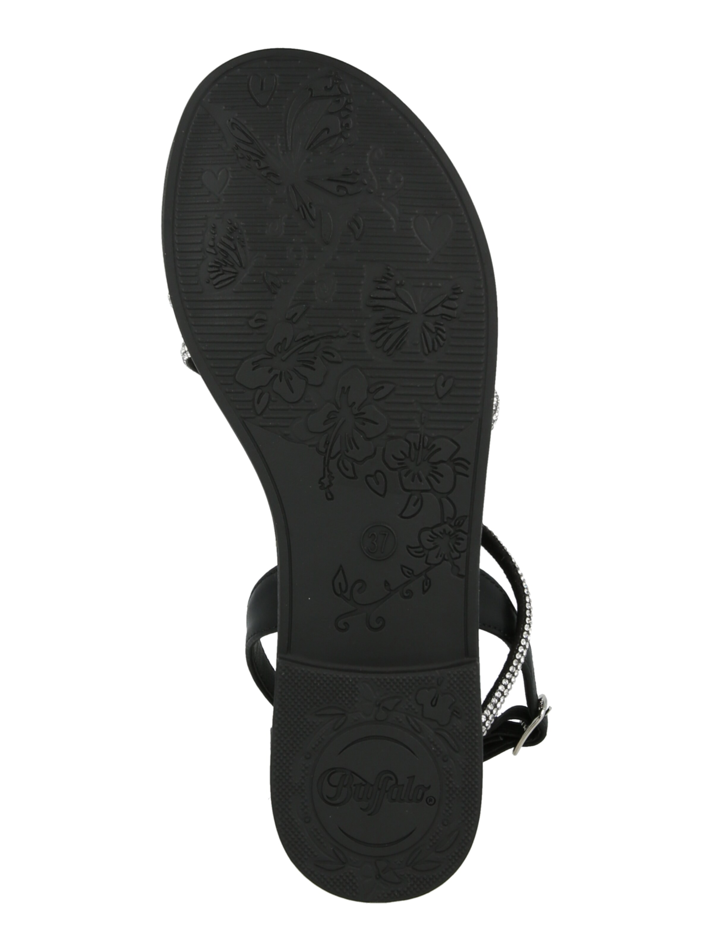 BUFFALO Sandale 'KIRA' in Schwarz