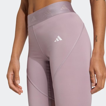 ADIDAS PERFORMANCE Skinny Športne hlače 'Hyperglam' | roza barva