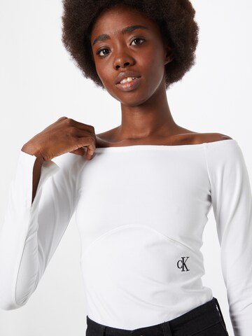 Calvin Klein Póló 'Bardot' - fehér