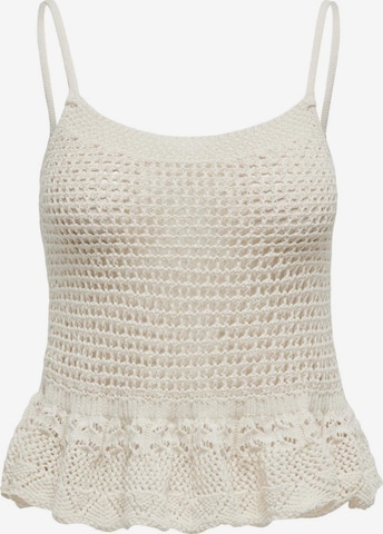 ONLY Knitted top in Beige: front