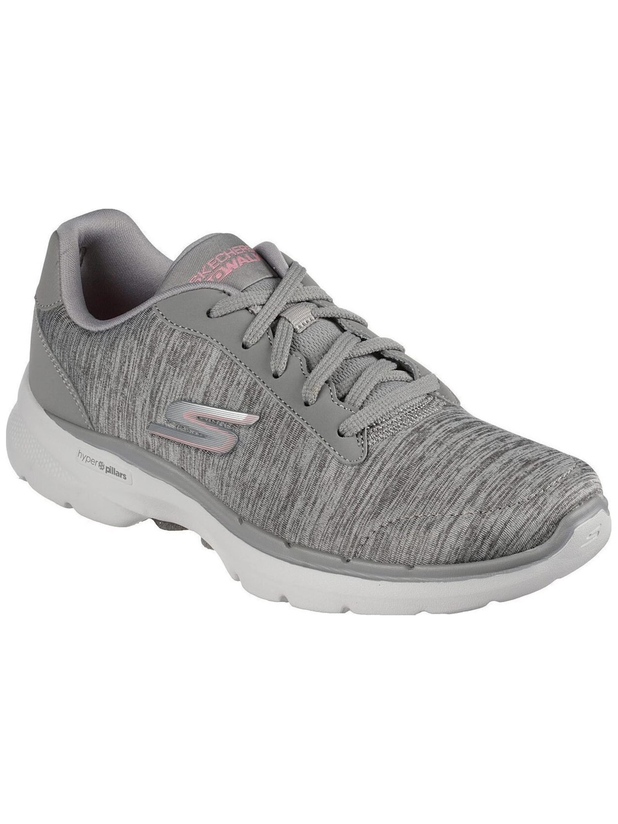 SKECHERS Sneakers laag 'Skechers Go Walk 6 - Magic Me' in Grijs