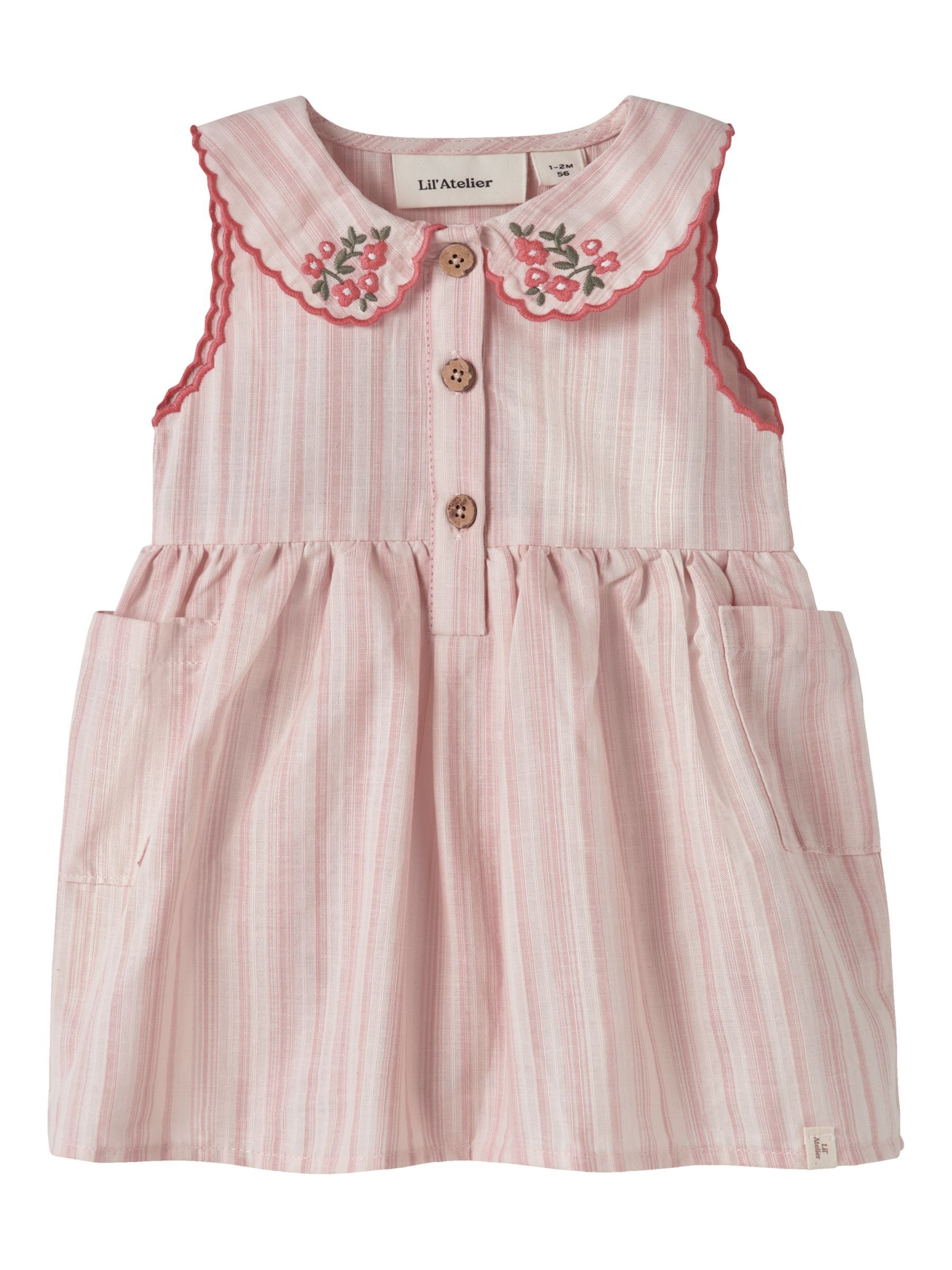 Lil'Atelier - Vestido en rosa: frente