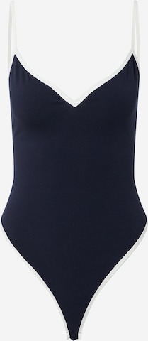 EDITED Shirt Bodysuit 'Odilia' in Blue: front