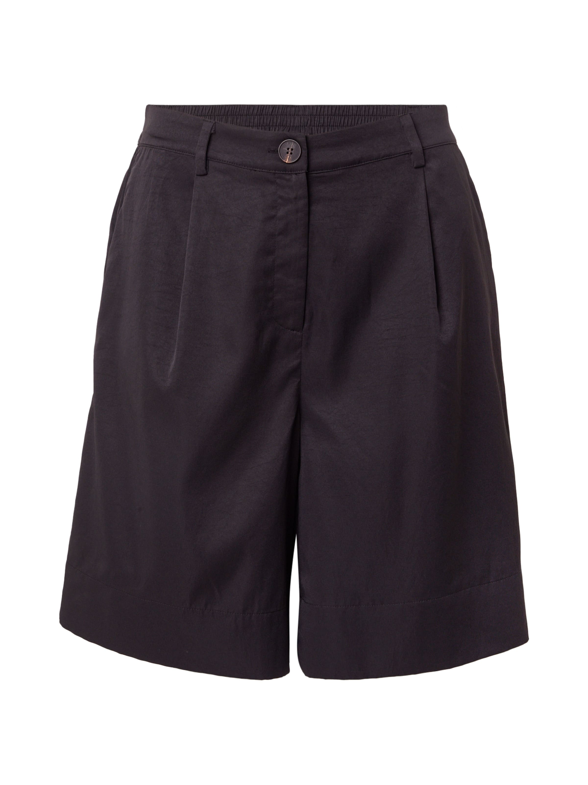 ONLY Carmakoma - Loosefit Pantalón plisado 'CARMANITA' en negro: frente