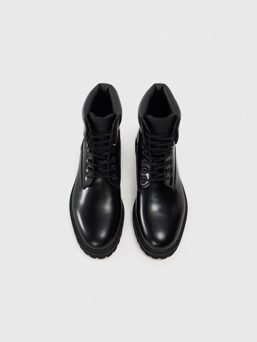 HUGO Lace-up boots 'Draven' in Black