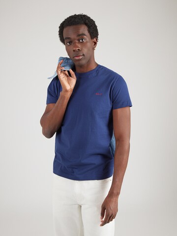 GANT - Camiseta en azul: frente