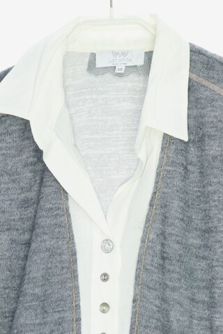 Just White Strickjacke M in Grau